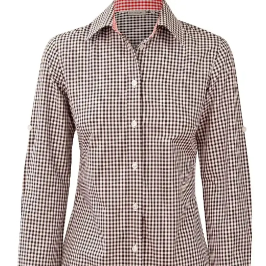 Picture of Winning Spirit, Ladies Gingham Check L/S Shirt